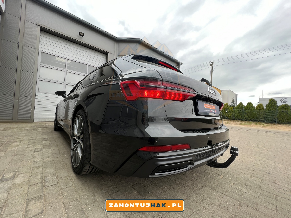 Zdjęcie Audi A6 C8 z hakiem holowniczym Westfalia - gotowy do przewozu przyczepy lub ładunku